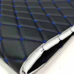 PVC Leather with Embroidery dsn 1