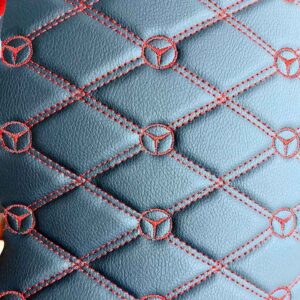 Custom Embroidered Logo PVC Leather – Design 2