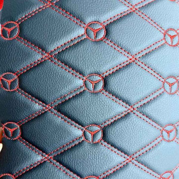 Custom Embroidered Logo PVC Leather – Design 2