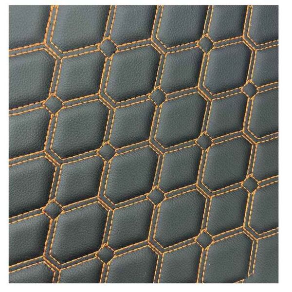 Custom Embroidered Logo PVC Leather – Design 1
