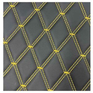 Custom Embroidered Logo PVC Leather – Design 5