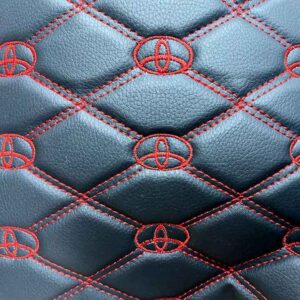 Custom Embroidered Logo PVC Leather – Design 4